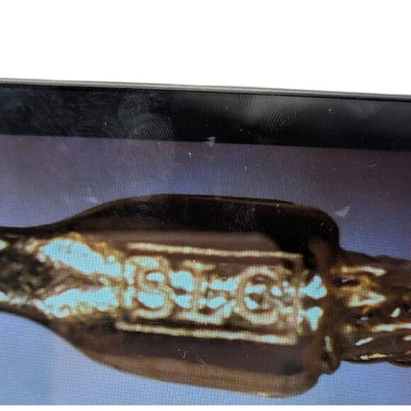 14K Solid Yellow Gold Rope Chain Necklace Gold Ball Pendant Fine Jewelry 5g - Picture 5 of 5